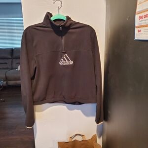 Adidas Black Quarter-Zip Pullover